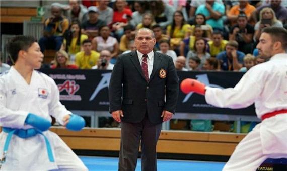 داور ارومیه ای در المپیک ساحلی کاراته آمریکا قضاوت می کند