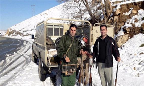 شکارچیان متخلف در مهاباد دستگیر شدند