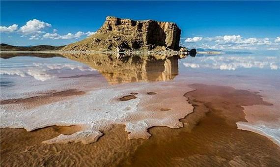 وسعت دریاچه ارومیه 355 کیلومترمربع افزایش یافت