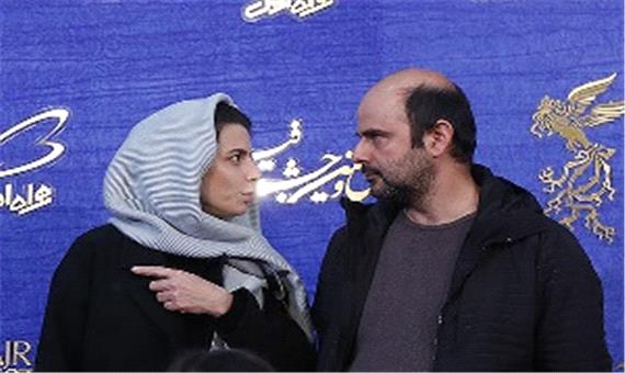 لیلا حاتمی و علی مصفا روی فرش قرمز جشنواره فجر 97 + عکس