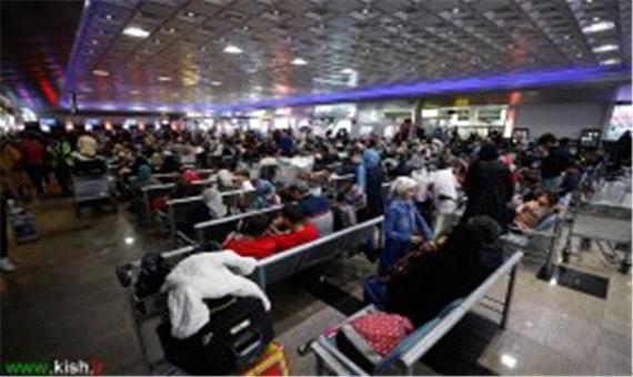 رکورد بیشترین تردد مسافر در فرودگاه بین المللی کیش ثبت شد