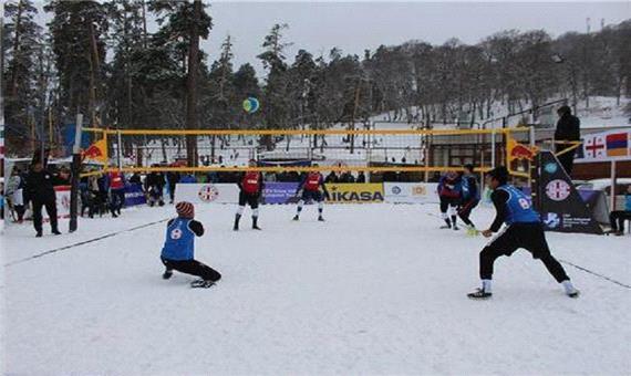 تیم نقده رتبه پنجم والیبال اروپایی روی برف را کسب کرد