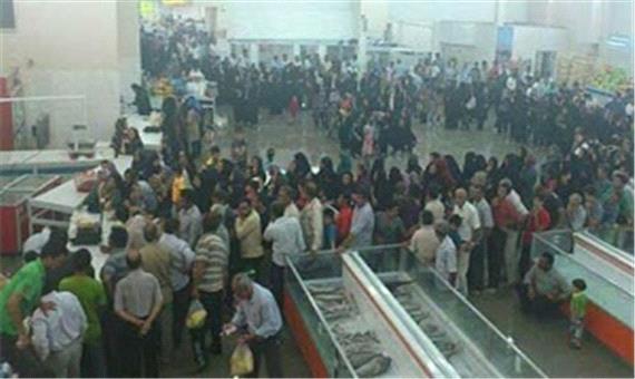 صف خرید مرغ در بوشهر