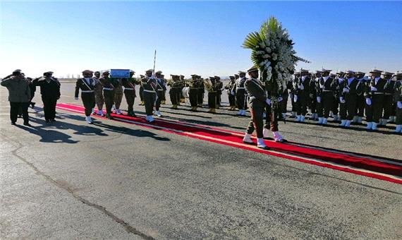 آیین استقبال از شهید گمنام دفاع مقدس در ارومیه برگزار شد