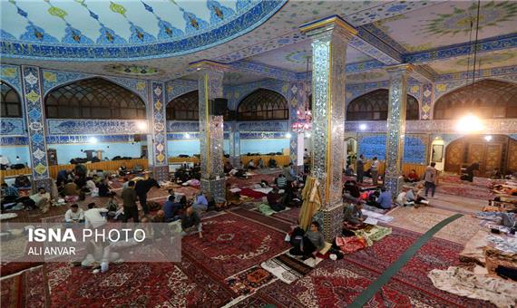 حضور یک هزار و 500 نفر در مراسم معنوی اعتکاف در استان اردبیل