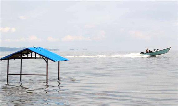 افزایش تراز دریاچه ارومیه در مقایسه با سال قبل به نیم متر رسید