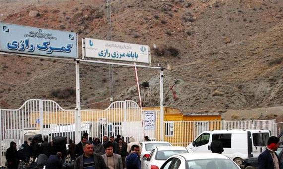 تردد مسافر خروجی ایرانی از مرز رازی خوی 63 درصد کاهش یافت