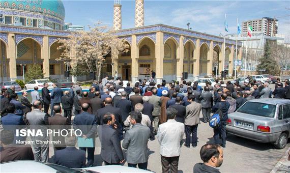 تجمع دانشگاهیان دانشگاه تبریز در حمایت از سپاه پاسداران