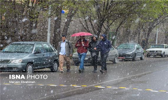 برف و باران آذربایجان شرقی را فرا گرفت/ دما تا 12 درجه کاهش می‌یابد