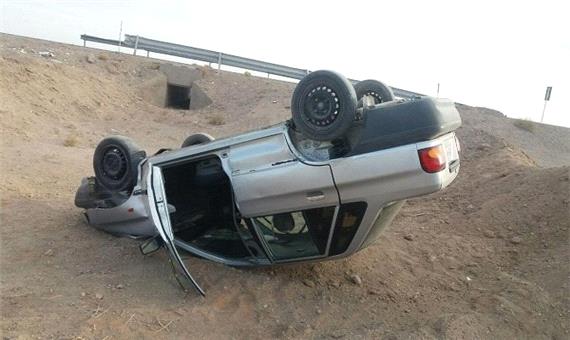 واژگونی خودرو در جاده تبریز به آذرشهر باعث کشته شدن 2 نفر شد
