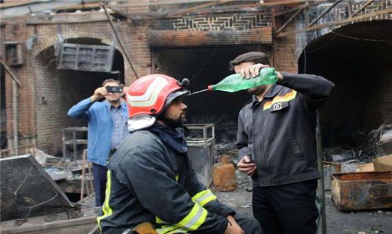 آتش نشانان، قهرمانان گمنام آتش سوزی بازار تبریز