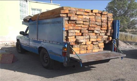 88 اصله چوب آلات قاچاق جنگلی در اردبیل کشف شد