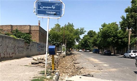 بهسازی و مرمت جداول خیابان یاسین تداوم دارد - پرتال شهرداری ارومیه