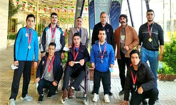افتخارآفرینی وزنه‌برداران جانباز و معلول اردبیل با کسب 7 مدال کشوری