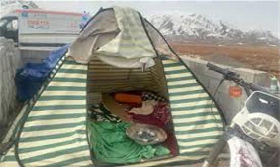 مرگ تلخ دو مرد در مرند در داخل چادر مسافرتی